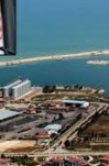 بازدید آیت الله اکبر هاشمی رفسنجانی از پایان نفتی در دریای خزر