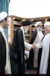 دیدار اعضای مجمع محققین و مدرسین حوزه علمیه قم با آیت الله هاشمی رفسنجانی