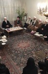 دیدار اعضای مجمع محققین و مدرسین حوزه علمیه قم با خانواده آیت الله هاشمی رفسنجانی