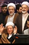 دیدار اعضای شورای مرکزی معاونت تبلیغات ستاد انتخاباتی آیت‌الله هاشمی رفسنجانی با ایشان