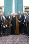 دیدار وزیر جهاد کشاورزی و معاونین او و روسای سازمان‌های مربوطه با آیت الله هاشمی رفسنجانی