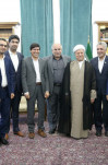 دیدار آیت الله هاشمی رفسنجانی با  رئیس و اعضای شورای شهر آبادان