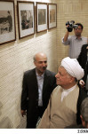 بازدید آیت الله اکبر هاشمی رفسنجانی از موزه‌ی ملی قرآن کریم