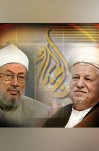 مناظره تلوزیونی هاشمی رفسنجانی با شیخ یوسف قرضاوی